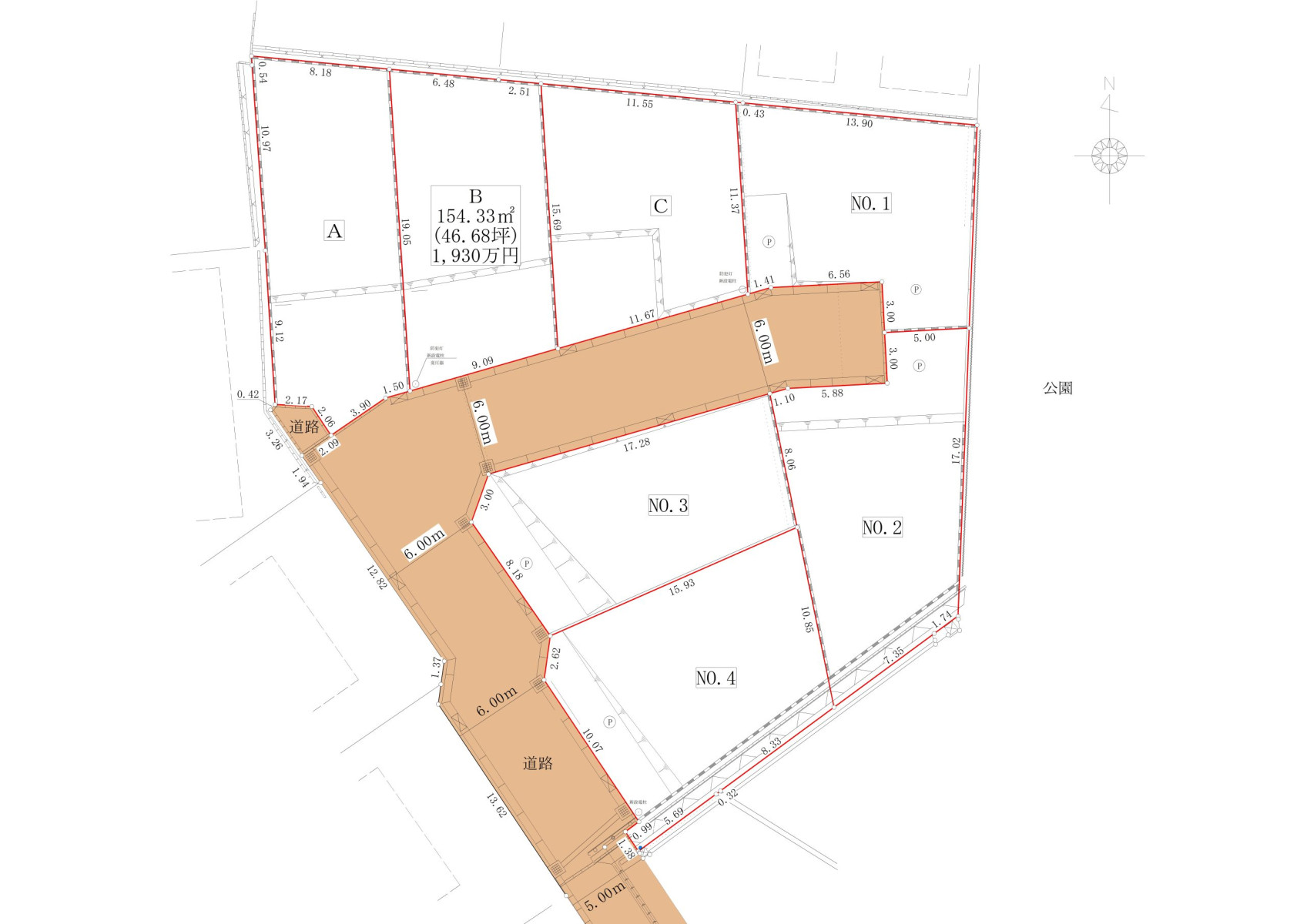 伊勢原市高森 土地:B イメージ